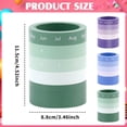 thumbnail image 3 of Pencil Pen Holder for Desk, Green 2-In-1 Rotating Desk Organizer with Rotating Rings, Used for Home Study, Office Stationery Storage Stationery Storage Cute Desktop Accessory, 3 of 4