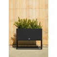 thumbnail image 4 of Veradek Block Series Raised Long Box Plastic Planter - (38 in., Black), 4 of 10