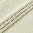 thumbnail image 4 of PHOENIGON Polyester Linen Textured Light Filtering Semi-Sheer Grommet Curtain Pair, 4 of 14