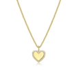 thumbnail image 1 of Diamondlite Cubic Zirconia Heart Disc Necklace - Gold, 1 of 1