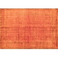 thumbnail image 1 of Ahgly Company Indoor Rectangle Abstract Orange Contemporary Area Rugs, 7' x 10', 1 of 1
