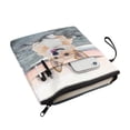 thumbnail image 2 of Xoenoiee Corgi Dog Print Book Sleeve with Zipper, Washable Covers for Paperback, Carrier Book Sox for Hardcover Books Reusable Protective Covers for Textbooks, 2 of 6