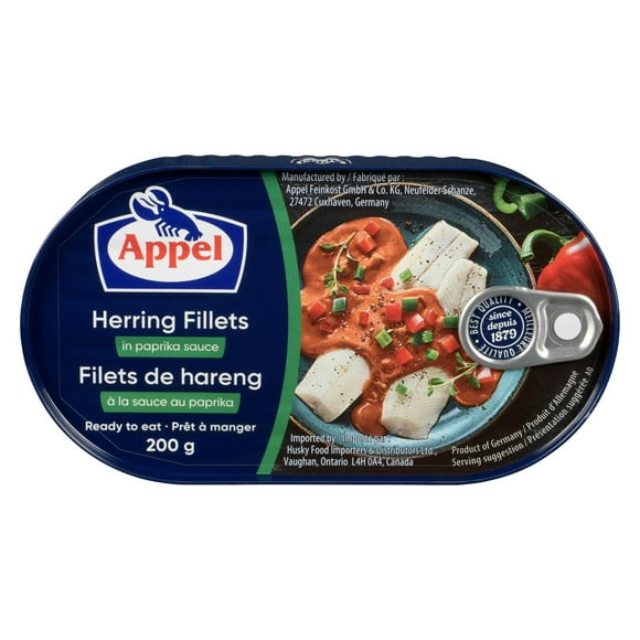 Appel Filets de hareng a la sauce paprika, 200 g 10 x 200 g