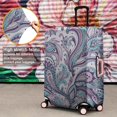 thumbnail image 4 of Purple and Teal Paisley and Floral Pattern Luggage Cover Fashion Suitcase Cover Baggage Covers Fit 25-28 Inch Luggage (Go Travel), 4 of 5