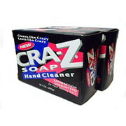 cra-Z Soap Heavy Duty Hand cleaner Powerful All Purpose Soap 10.7 Oz. 300g Bars,Twin-Pack with Nail Brush