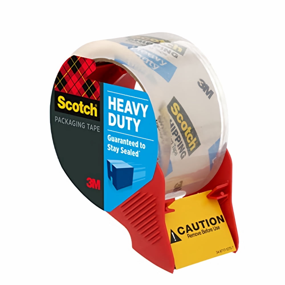 Scotch Heavy Duty Shipping Packaging Tape with Refillable Dispenser (Pack of 32)