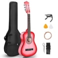 thumbnail image 1 of Kit de Guitarra Acústica Ktaxon 30" de Tilo 6 Cuerdas Rosa, 1 of 7