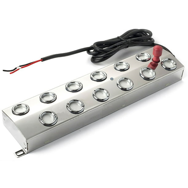 12 Head Ultrasonic Mist Maker Fogger Stainless Steel Humidifier