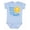 AE-Light Blue, variant on Inktastic First Trip Around the Sun Sunny Birthday Boys or Girls Baby Bodysuit