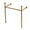 Brushed Brass, variant on Kingston Brass VPB34287 Fauceture 28-1/2" Stainless Steel Console Stand - Brass