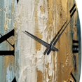 thumbnail image 5 of Designart "Daydreams with a Touch of Gold VII" Minimalism Oversized Wall Clock, 5 of 5