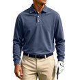 thumbnail image 3 of LWavelet Big and Tall Polo Shirts for Men Long Sleeve Collared Golf Shirt Casual Moisture Wicking Work Hiking Shirts, 3 of 5