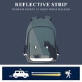 thumbnail image 5 of FORMRS Unisex School Backpack 17" Student Travel Bag with Laptop Compartment, Black Cat, 5 of 7