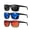 (3 Pack) Black/Dark Blue/Red, variant on Polarized Sunglasses for Men Lightweight Sun Glasses with UV Protection Mens Sports Sunglasses for Golf Hiking Fishing Driving