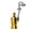 Golden, variant on Exhaust Whistle Tip with Simulated Blow-Off Sound, 11x3cm Sporty Tailpipe Accessory for Cars, Secure Clamp-On Fit for 44-55mm Pipes, Red Blue Silver, Quick 5-Minute Install