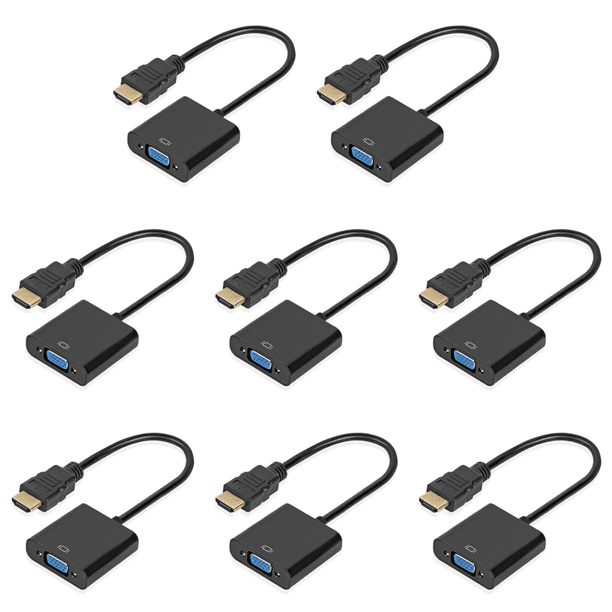 Adaptador Compatible Con VGA A Convertidor Digital Analógico 1080P