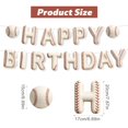thumbnail image 2 of Banner de cumpleaños, papel de béisbol con tema deportivo de Fukaisu, 2 of 7