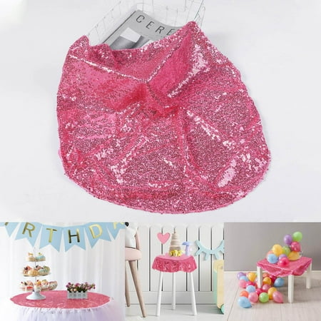 

Aopfjg Big Deals!Sequin Tablecloth 23.6 Home Decor(K)