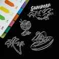 thumbnail image 6 of 1sheet Summer Clear Stamps Summer Beach Swimming Holiday Silicone Stamp, 6 of 9