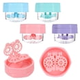 thumbnail image 2 of 1PC Contact Lens Cleaner Case Portable Manually Rotatable Contact Lens Case Plastic Container Storage Holder Eyewear Accessories blue 2, 2 of 6