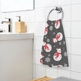 thumbnail image 6 of GZHJMY Christmas Snowman Winter Hand Towel Cotton Soft Absorbent Bath Hand Towels Decor, Multipurpose for Kitchen, Hotel, Spa, Yoga, Gym, Set of 2, 6 of 7