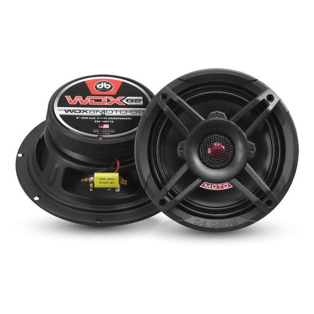 Bocinas Marinas DB Drive WDX8MOTO-G2 550 Watts 8 Pulgad ... DB Drive WDX8MOTOG2
