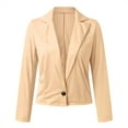 thumbnail image 5 of Veste de Travail Décontractée à Manches Longues pour Femmes, Col à Revers, Boutons, Coupe Ample, 5 of 5