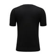 thumbnail image 6 of LQCMBYF Blouses for Women Dressy Casual Round Neck Short Sleeved Loose T Shirt With A Knit Bottom Short Top Womens Tops Tshirts (Black,L), 6 of 6