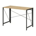 thumbnail image 6 of Space Solutions 43 inch Folding Home Office Desk for Home or Office, Black/Teak, 6 of 10