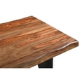 thumbnail image 4 of Taran Designs Darcy 6-piece Live Edge Wood Dining Set in Brown, 4 of 17