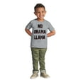 thumbnail image 3 of No Drama Llama Alpaca Chill Relaxed Toddler Boy Girl T Shirt Infant Toddler Brisco Brands 3T, 3 of 6