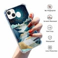 thumbnail image 2 of Night Moon Glow Case for iPhone 13 ,Aesthetic Art Design Pattern TPU Shock Proof Cover Case, 2 of 5