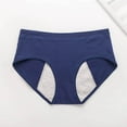 thumbnail image 6 of 5 Packs Womens Period Underwear Menstrual Postpartum Easy Clean Teens Briefs Panties for Women S Dark Blue, 6 of 6