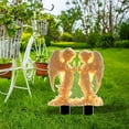 thumbnail image 5 of PEIBang 7.9 Inch Acrylic Garden Stake Decor,2D Flat Angel Ground Plug Ornament for Outdoor Yard Lawn Patio and Courtyard Decoration, 5 of 6