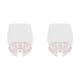 thumbnail image 2 of Soporte para vino de ducha, plástico transparente, Simple, compacto, fácil montaje, soporte para copa de vino para bañera y baño, 2 uds., 2 of 12