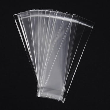 Generic 100 Pcs Rectangle Cellophane Bags Clear Lipstick Packaging Bags for Cookies Candy Gifts and Party Favors 26.5x7cm