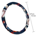 thumbnail image 4 of Baseball 14.5 Inch Printing PVC Leather Steering Wheel Covers Car Wheel Cover Auto Accessories, 4 of 6