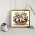 thumbnail image 2 of Kit Punto Cruz Gato Cesta Con Hilo Algodón Bordado Parcial 14CT 50x47cm, 2 of 9