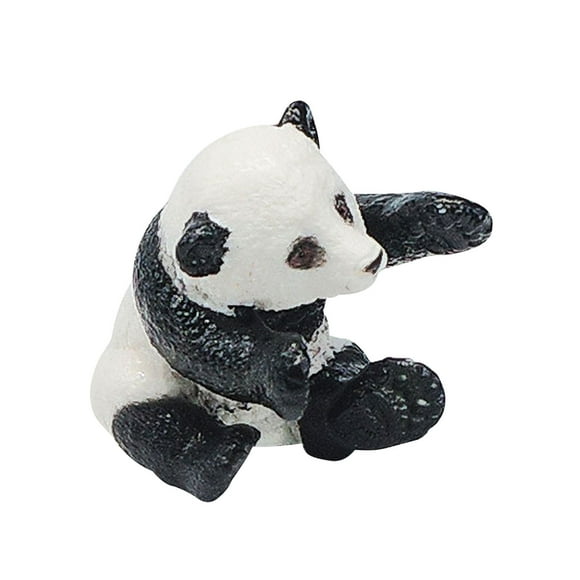 WREESH Modèle Pandas Animal Mignon Simulation Pandas Géante Rouge Pandas à Faire à la Main