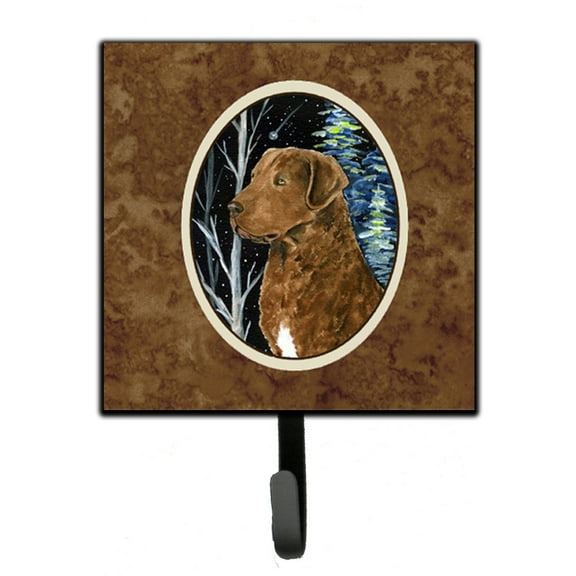 Carolines Treasures SS8411SH4 Starry Night Chesapeake Bay Retriever Leash or Key Holder 7Hx4.25W multicolor