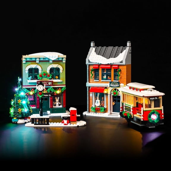 Upgraded Led Light Kit for Lego Holiday Main Street Building Set, Compatible with Lego 10308 (Model Not Included)