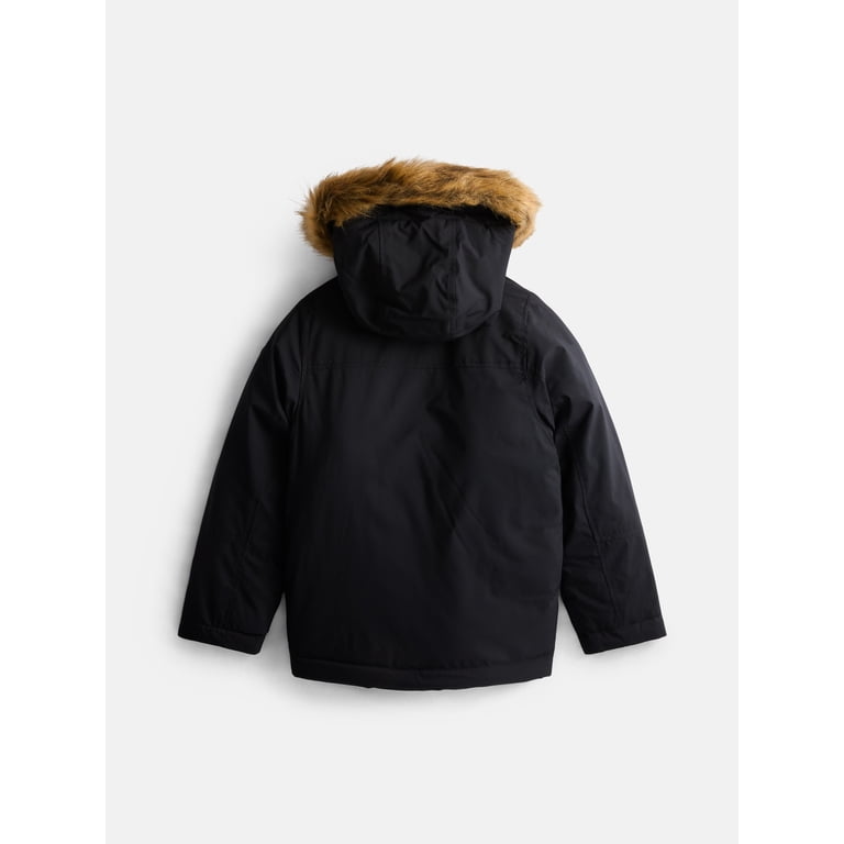 Ozark Trail Boys Parka Jacket with Faux Fur Hood photo 2