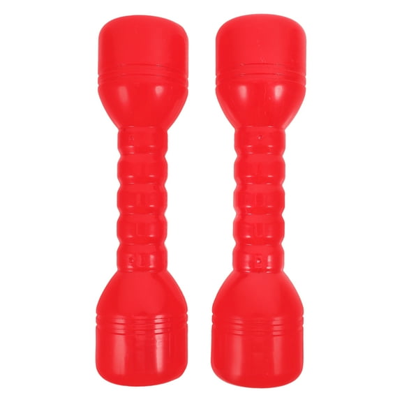 TAILTOSS Kids Gym Equipment 2Pcs Dumbbells Red ABS For Strength Training And Exercise
