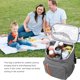 thumbnail image 4 of Mochila de almuerzo a prueba de fugas de gran capacidad de 18L Bolsa térmica grande Picnic Bolsa aislante fresca y cálida Bolsa de hombro para almacenamiento de alimentos y bebidas al aire libre, 4 of 7