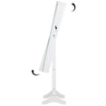 thumbnail image 3 of Mirror Jewelry Cabinet with 6 LED Lights, Lockable Standing Jewelry Armoire with Full-length Mirror, Storage Organizer with Drawers and Shelves, 3 Angles Adjustable, White, D8821, 3 of 8