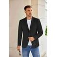 thumbnail image 4 of COOFANDY Men Casual Sweater Blazer Jacket Lightweight Business Sports Coats Big and Tall, 4 of 10