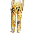 thumbnail image 3 of Kll Womens Honey Bee Print Pajama Pants Soft Pajama Bottoms For Women Cozy Lounge Pants, 3 of 9