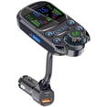 thumbnail image 5 of Bluetooth-Compatible Car Kit Lighter Handsfree FM Transmitter AUX Audio Wireless MP3 Player PD QC3.0, 5 of 5