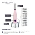 thumbnail image 2 of MICHAEL TODD Beauty - Sonicsmooth – SONIC Technology Dermaplaning Tool - 2 in 1 Women’s Facial Exfoliation & Peach Fuzz Hair Removal System with 8 Weeks of Dermaplaning Blades, 2 of 9