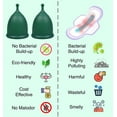 thumbnail image 3 of SHORDY Reusable Menstrual Cups, Set of 2  with Travel Box(Large), 3 of 10